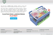 Tablet Screenshot of plastbio.com.br